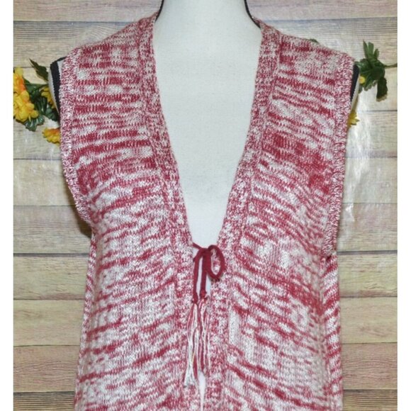 Almost Famous Sleeveless Long Cardigan Duster Sweater Size XL Southwest Aztec - Picture 4 of 13